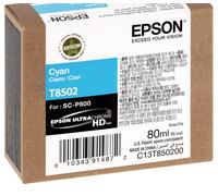 Epson Ink Cartridge T8502 C13T850200 Cyan (Original) 80ml