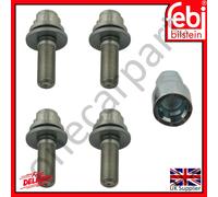 Genuine Febi 27053 Wheel Bolt Kit lockable for Peugeot