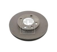 Genuine Febi 4 Stud Front Vented Coated Brake Discs - 08557