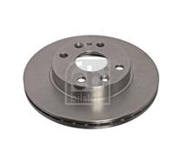 Genuine Febi 4 Stud Front Vented Coated Brake Discs - 10624