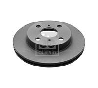 Genuine Febi 4 Stud Front Vented Coated Brake Discs - 27399