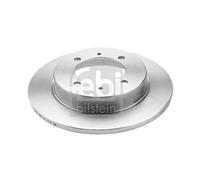 Genuine Febi 4 Stud Rear Solid Coated Brake Discs - 14925