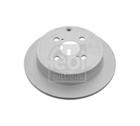 Genuine Febi 4 Stud Rear Solid Coated Brake Discs - 26066