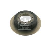 Genuine Febi 4 Stud Rear Solid Coated Brake Discs - 28324