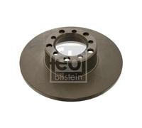 Genuine Febi 5 Stud Front Solid Coated Brake Discs - 08505