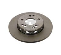 Genuine Febi 5 Stud Front Solid Coated Brake Discs - 08542