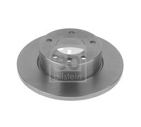 Genuine Febi 5 Stud Front Solid Coated Brake Discs - 10744