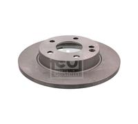 Genuine Febi 5 Stud Front Solid Coated Brake Discs - 17733