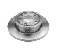 Genuine Febi 5 Stud Front Solid Coated Brake Discs - 17826