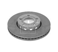 Genuine Febi 5 Stud Front Vented Brake Discs - 08458