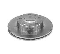 Genuine Febi 5 Stud Front Vented Brake Discs - 10565