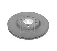 Genuine Febi 5 Stud Front Vented Brake Discs - 10748