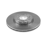 Genuine Febi 5 Stud Front Vented Brake Discs - 12036