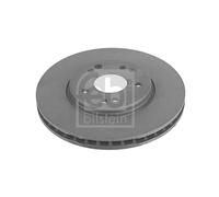 Genuine Febi 5 Stud Front Vented Coated Brake Discs - 10686