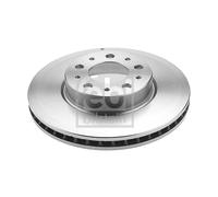 Genuine Febi 5 Stud Front Vented Coated Brake Discs - 15089