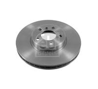 Genuine Febi 5 Stud Front Vented Coated Brake Discs - 21177
