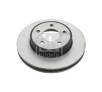 Genuine Febi 5 Stud Front Vented Coated Brake Discs - 28176