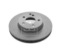 Genuine Febi 5 Stud Front Vented Coated Brake Discs - 30550