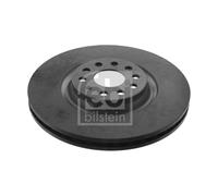 Genuine Febi 5 Stud Front Vented Coated Brake Discs - 39129