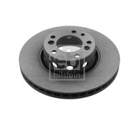Genuine Febi 5 Stud Front Vented Coated High Carbon Brake Discs - 44069