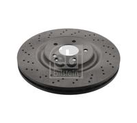 37516 Brake Disc front, perforated / internally ventilated, No. of Holes 5