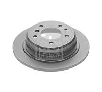 Genuine Febi 5 Stud Rear Solid Coated Brake Discs - 04092