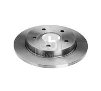 Genuine Febi 5 Stud Rear Solid Coated Brake Discs - 05654