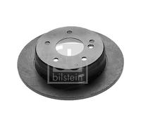 Genuine Febi 5 Stud Rear Solid Coated Brake Discs - 08138