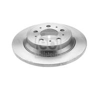 Genuine Febi 5 Stud Rear Solid Coated Brake Discs - 18051