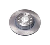 Genuine Febi 5 Stud Rear Solid Coated Brake Discs - 24382
