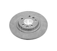 Genuine Febi 5 Stud Rear Solid Coated Brake Discs - 26037