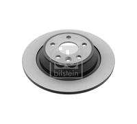 Genuine Febi 5 Stud Rear Solid Coated Brake Discs - 30721
