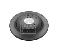 Genuine Febi 5 Stud Rear Solid Coated Brake Discs - 39189