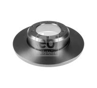 Genuine Febi 5 Stud Rear Solid Coated Brake Discs - 43825