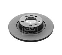 Genuine Febi 5 Stud Rear Solid Coated Brake Discs - 44064