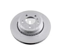 Genuine Febi 5 Stud Rear Vented Coated Brake Discs - 24809