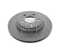 Genuine Febi 5 Stud Rear Vented Coated Brake Discs - 43907