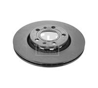 Genuine Febi 5 Stud Rear Vented Coated Brake Discs - 43921