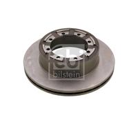 Genuine Febi 8 Stud Rear Vented Brake Discs - 29177