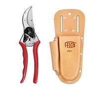 Genuine Felco Model 2 secateurs and Plus Holster Bundle - pruners with Leather Pouch