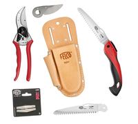 Genuine Felco Model 2 secateurs and saw with spares - holster - blade - springs