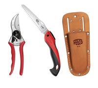 Genuine Felco Model 2 secateurs Folding Saw and Leather Holster Bundle Official