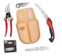 Genuine Felco Model 2 secateurs Saw with spares - Twin Holster - Blade - Springs