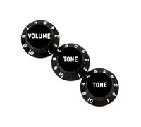 Genuine Fender Black Knobs For STRATOCASTER 0991365000