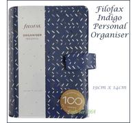 Genuine Filofax Indigo Frost Personal Organiser Diary NEW