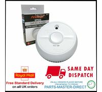GENUINE FIREANGEL OPTICAL FIRE ALARM SMOKE DETECTOR WITH HUSH ZINC BATTERY SB1-T