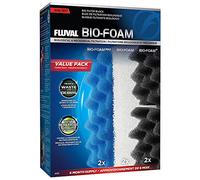 Genuine Fluval 307 Bio-Foam External Canister Filter Media Value Pack | Biological and mechanical filtration dual-action foam inserts