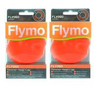 Genuine FLYMO Contour Power Plus/Power Plus Cordless Strimmer Trimmer Head Cap (FLY060, Pack of 2)