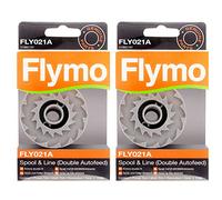 Genuine FLYMO Mini Trim Auto ST/XT/Plus XT Strimmer Spool & Line Double Autofeed (Pack of 2, FLY021A)