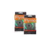 Genuine FLYMO Power Trim 600HD Strimmer 2.0mm Double Auto Spool & Line (Pack of 2, FLY061) by Flymo